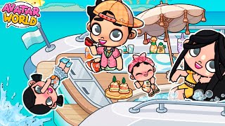 ¡PRIMERAS VACACIONES FAMILIARES EN YATE 🚤🏝️en AVATAR WORLD NALA💞 [upl. by Wynn]