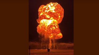 1000 gallons of gas Explosion caught on camera [upl. by Naesyar]