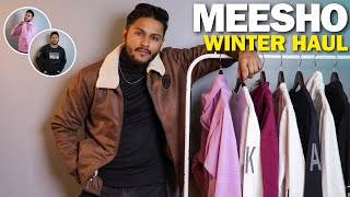 Top 10 Best HoodieSweatshirt Under ₹500 For Men 🔥 MEESHO WINTER HAUL  Zahid Akhtar [upl. by Aciras47]