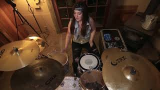 Mamas Broken Heart  Miranda Lambert  Drum Cover by Kari G Child [upl. by Kora741]