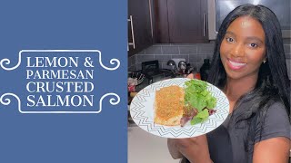 Lemon amp Parmesan Crusted Salmon Recipe [upl. by Eyssej69]