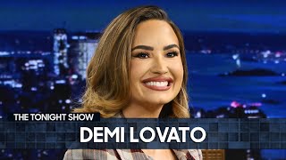 Demi Lovato Reveals the Traumatic Reality of Being a Child Star Extended  The Tonight Show [upl. by My]