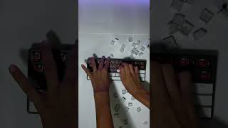 Cleaning the Razer Huntsman Mini ASMR Special Edition asmr razer keyboardcleaning shorts [upl. by Eniamurt]