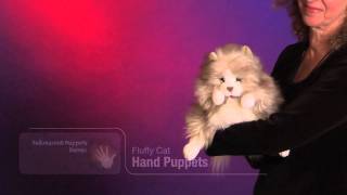 Folkmanis® Fluffy Cat Puppet Demo [upl. by Argyle]