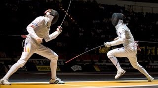 Fencing Europeans Senior ZAGREB 2013  Day2 Mens Foil Individual [upl. by Anilegnave]