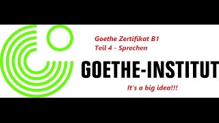 Goethe Zertifikat B1  Sprechen [upl. by Thrift]