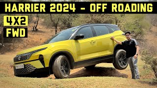 Tata Harrier 2024 Off Roading Test FWD की Power 👌  Better Than Fortuner 4x2 [upl. by Egres]