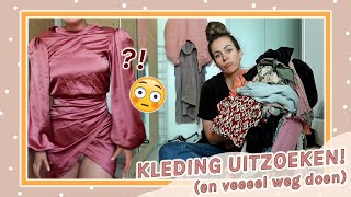 Kledingkast opruimen  AL mijn kleding uitzoeken en VEEL weg doen 🚮 [upl. by Nnaylloh202]