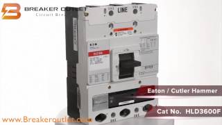 HLD3400F Eaton Cutler Hammer 65k Rated Circuit Breaker 600A 600V 3P [upl. by Ylevol]