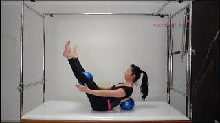 Mobilização de Torácica e abdominal com Overball  Pilates de A a Z [upl. by Filide]