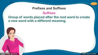 Grade 8 English  Prefix and Suffix [upl. by Lindy]