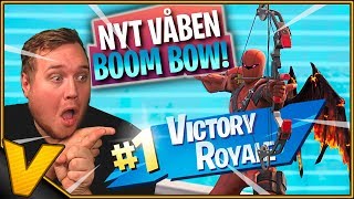 DOUBLE WIN MED NY BOOM BOW  Fortnite Dansk [upl. by Dalpe]