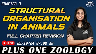 PLUSONE ZOOLOGY  CHAPTER 3  FULL CHAPTER REVISION WINGS ACADEMY SUREQUESTIONS [upl. by Eerb]