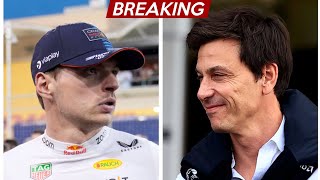 F1 LIVE Max Verstappen offered Mercedes contract as FIA urged to take legal action [upl. by Eniamej637]