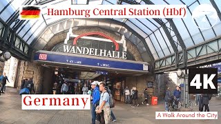 Hamburg Hamburg Hbf Germany Walking Tour 2022 🇩🇪 [upl. by Juanne]