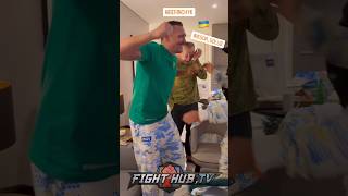 Usyk DANCES after beating Fury amp reacts to Berinchyk win [upl. by Cointon]