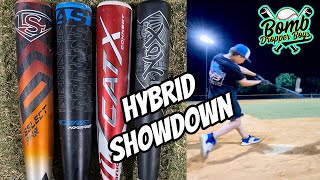 Hybrid Showdown  Marucci CAT X Connect  Louisville Slugger Select PWR  Easton Encore  USSSA bats [upl. by Gittel]