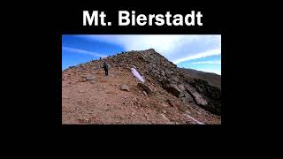 Mt Bierstadt a hike in July hikingroute mountains colorado [upl. by Eeralih868]