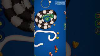 Worms Zoneio Top 001 World Record Snack Shelter Epic 072 [upl. by Neelloc971]