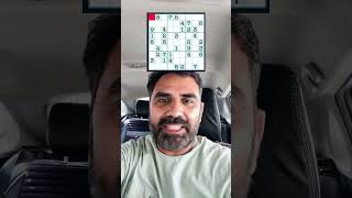 Sudoku puzzle 🧩 sudoku puzzle math mathematics [upl. by Helman]