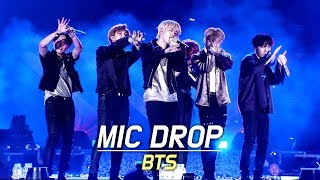 BTS  마이크드롭 MIC DROP  LED FANCAM  LOTTE FAMILY CONCERT 2018  방탄소년단 180622 [upl. by Onifled385]