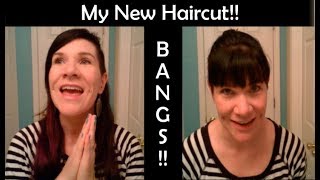 Cleopatraish Bangs Great Bangs for a Round Face [upl. by Daph]