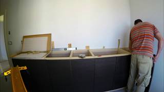 How to install Vanity Cabinets [upl. by Krock208]