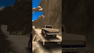 PICKUP GOES FLYING OFF automobile mountainclimb4x4 paidgames gaming 4x4game games [upl. by Colon]