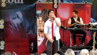 Radioactive  Eric Saade  Complete song in HQ  LIVE Ronneby Brunnspark  Brunnskvittret 2010 [upl. by Cassady]