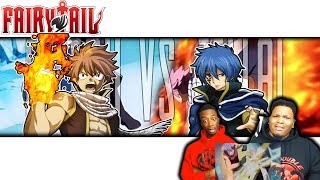 THIS IS WILD Natsu vs Jellal Full Fight  Fairy Tail  Reaction [upl. by Jacy]