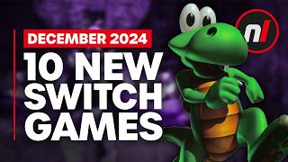 10 Exciting New Games Coming to Nintendo Switch  December 2024 [upl. by Yelyah]