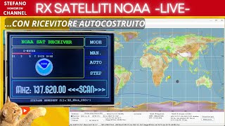 Ricezione Satelliti NOAA in diretta con ricevitore autocostruito [upl. by Yltneb]