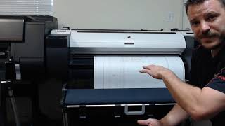 Stacking 30quot x 42quot Plans On A Canon imagePROGRAF iPF Printer [upl. by Alleyn]