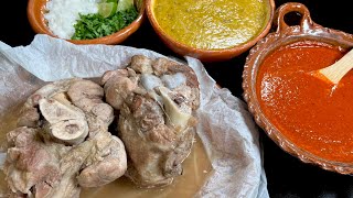 RECETA NUNCA ANTES VISTA DE CHAMORROS DE PUERCO EN SU JUGO PARA TACOS Y MÁS  CARNE DE PUERCO [upl. by Eiramoj]