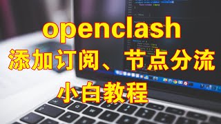 OpenWrt系统中OpenClash添加订阅、节点自动分流设置的小白教程 [upl. by Grunberg]