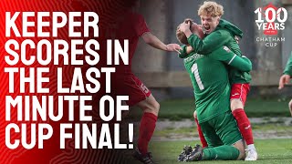 Goalkeeper scoring in the 98th minute of the Chatham Cup Final [upl. by Kubis]