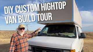 VAN BUILD TOUR of Our DIY Custom Hightop Van [upl. by Idihc858]