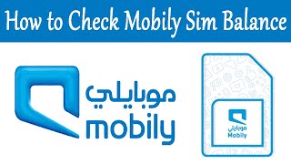 How to Check Mobily Sim Balance  Mobily Sim Balance Check kaise kare  Mobily Balance Check Code [upl. by Netsirk]