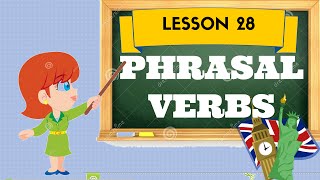 Corso di inglese 28  PHRASAL VERBS [upl. by Gonick]