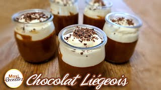 Mousse au Chocolat façon Liégeois  Recette Facile et Rapide [upl. by Euqinomod]