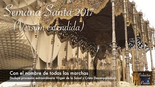 Semana Santa Sevilla con NOMBRES DE MARCHAS 🥁🎺 [upl. by Hsirrap]