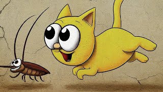 Mouse and Cockroach Video for Cats to watch 🙀 [upl. by Atiekan]