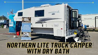 2023 Northern Lite 102 EXCD LE2 Dry Bath Truck Camper Tour [upl. by Fiora]