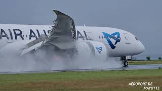 Mayotte Airport  The Best Spotting Moments [upl. by Balcer]