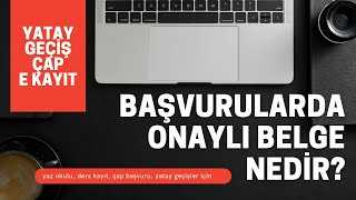 YATAY GEÇİŞ İÇİN İSTENEN “ONAYLI BELGE “ NEDİR [upl. by Pedroza276]