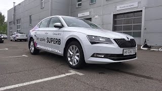 2017 Škoda Superb 20 TSI DSG Style Обзор интерьер экстерьер двигатель [upl. by Garreth92]