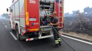 Incendio a Pescia Romana chiusa l’Aurelia [upl. by Friedman]