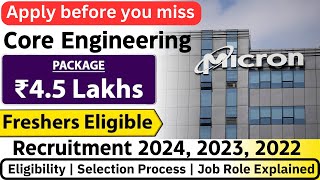 Micron Recruitment 2024🔥🔥  Latest Job Vacancy 2024  Salary ₹30kMonth  Permanent Job  Freshers [upl. by Ziul740]