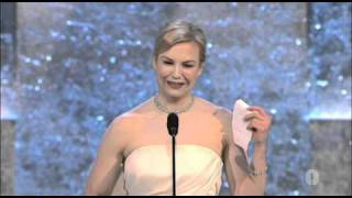 Renee Zellweger Wins Supporting Actress 2004 Oscars [upl. by Sueaddaht]