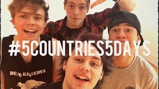 5Countries5Days Food Challenge  5 Seconds of Summer [upl. by Braasch]